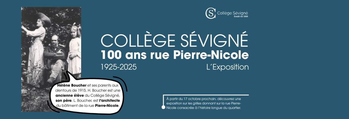 100 ans rue Pierre-Nicole ! L’Exposition