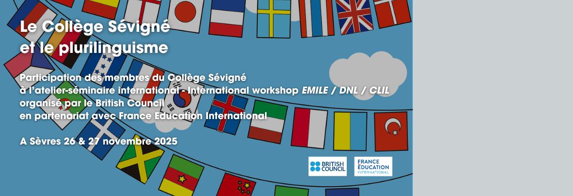 Le British Council invite le Collège Sévigné